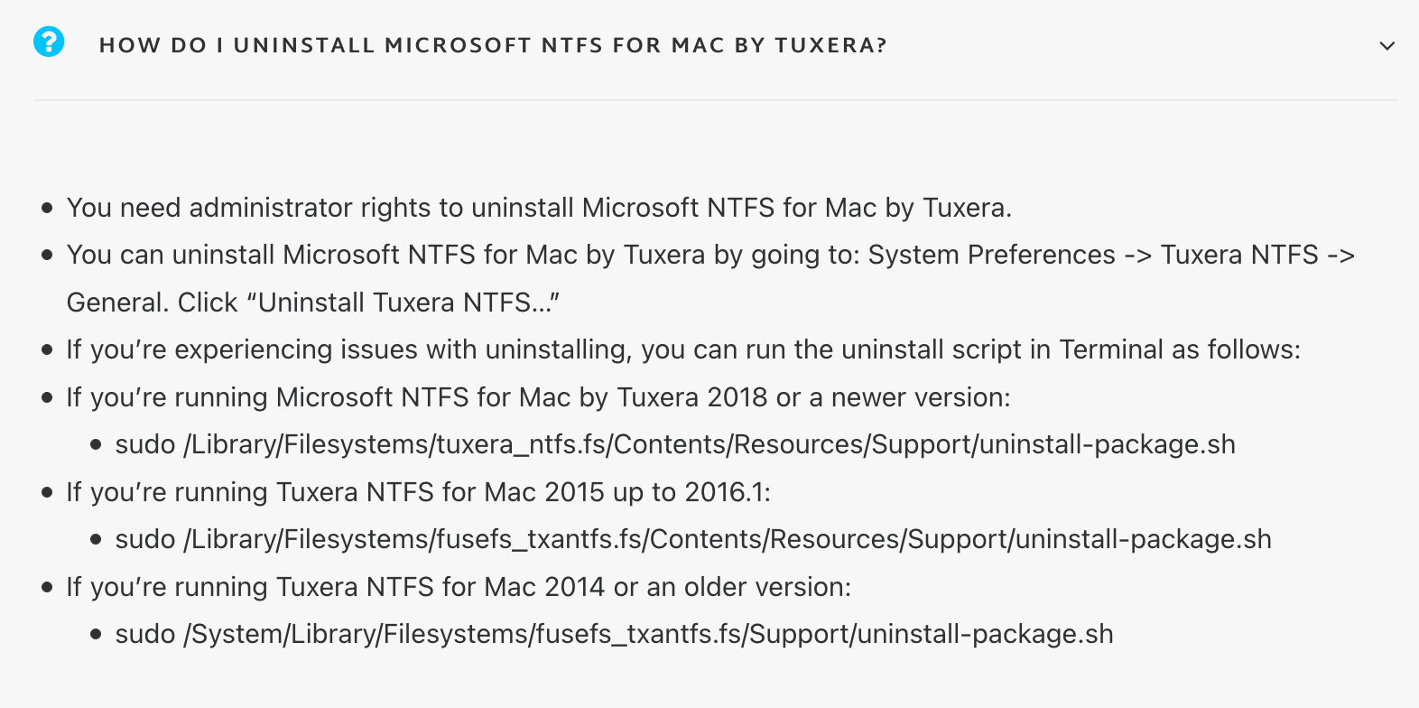 tuxera ntfs for mac: error while validating key.