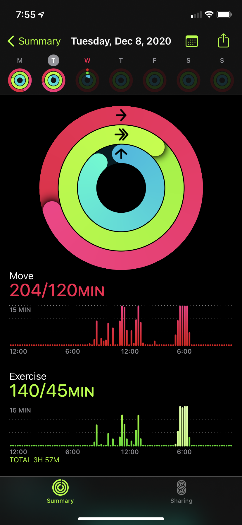 Calories displayed in Move/Apple watch Apple Community