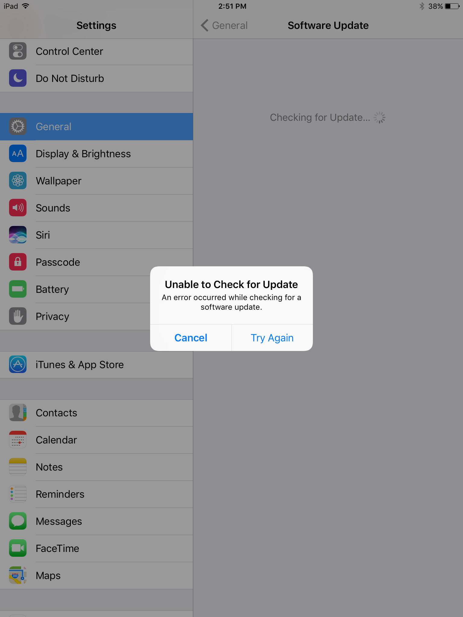 Gylden notifikation højen iPad 4th Generation won't update. - Apple Community