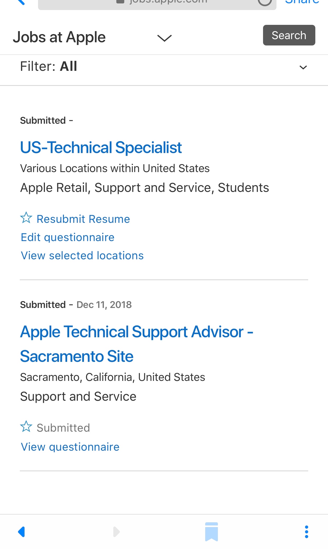 Apple jobs online from home