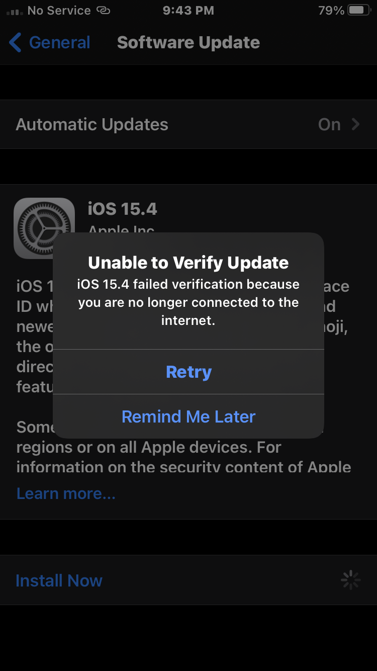 Why update was not installing in my iPhon… - Apple Community