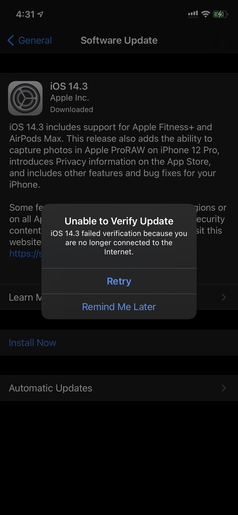 iphone update issue - Apple Community