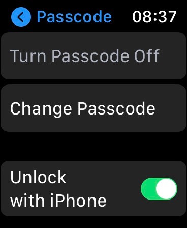 Simple passcode best sale apple watch