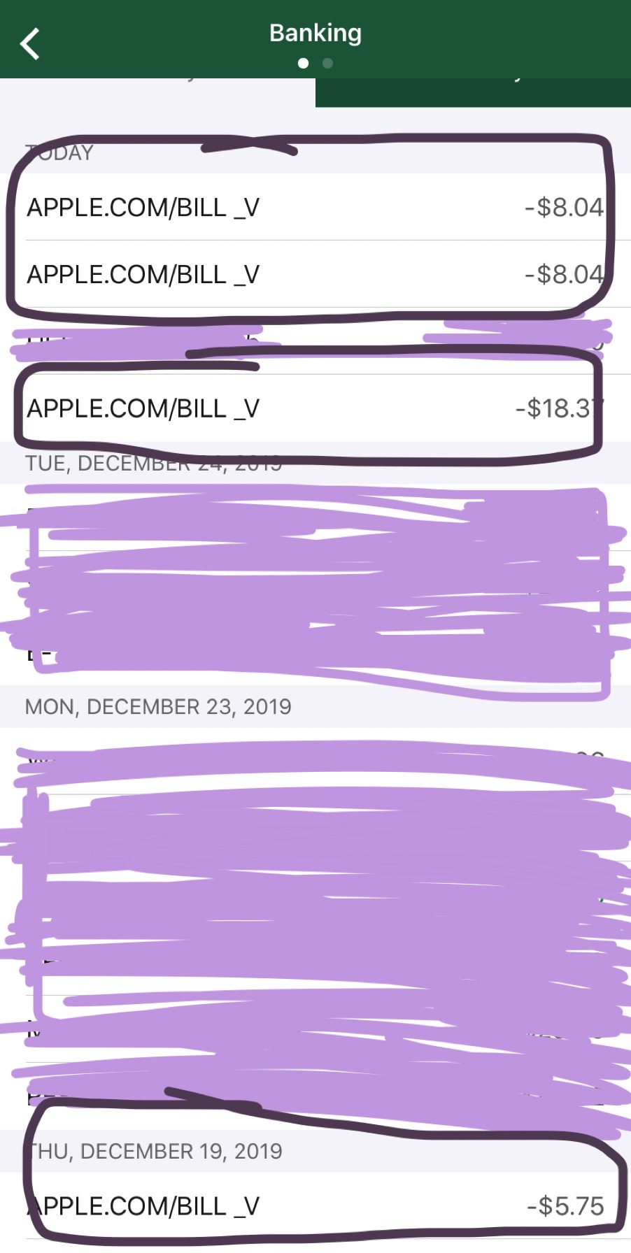im getting charged on my visa debit by ap… - Apple Community