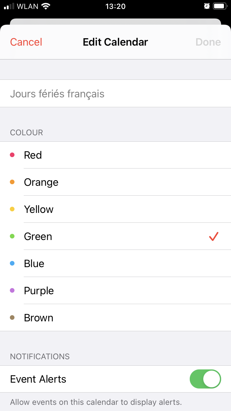 holiday calendar showing up for the wrong… - Apple Community