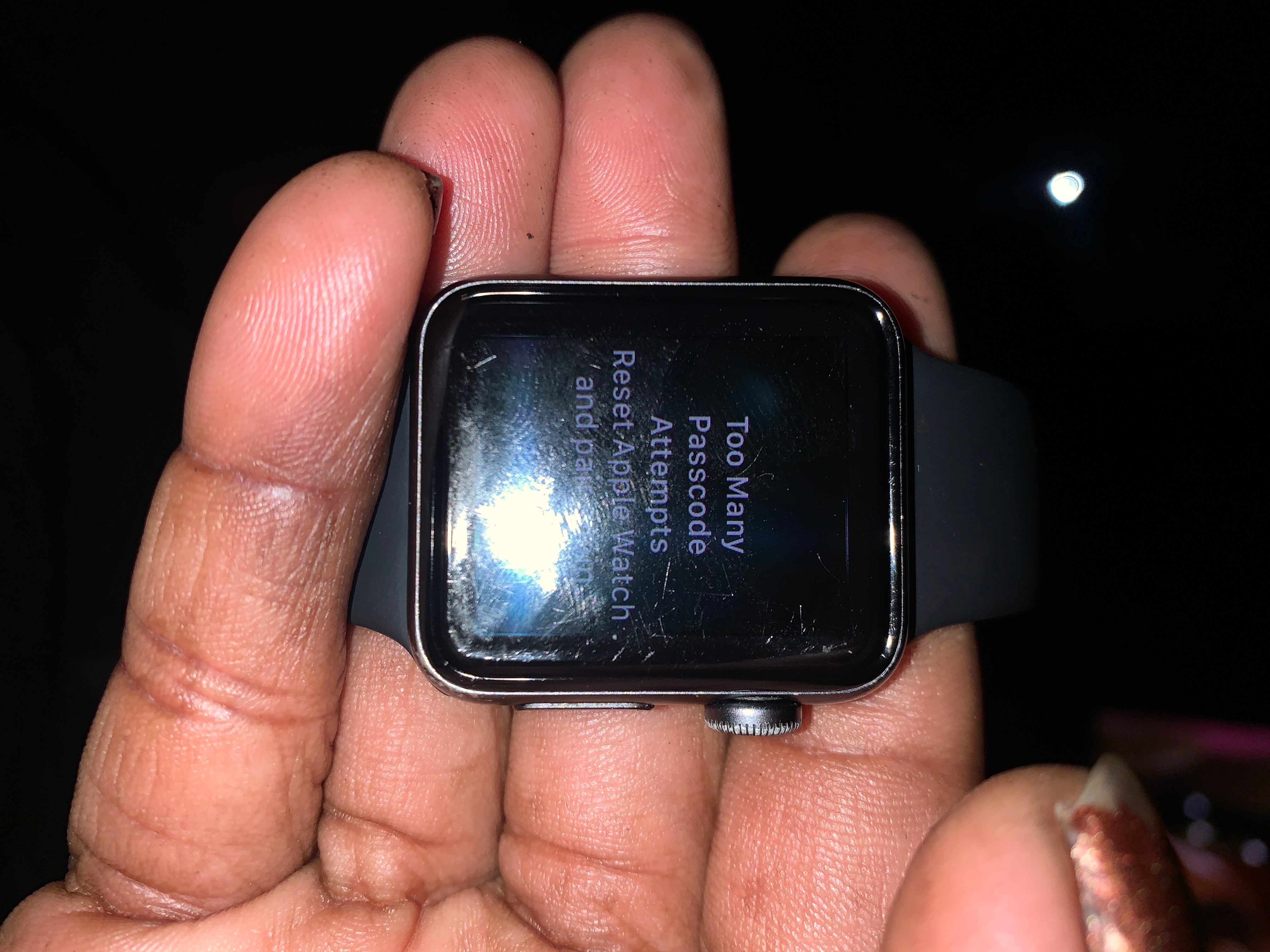 How to reset an apple watch after too many passcode best sale attempts