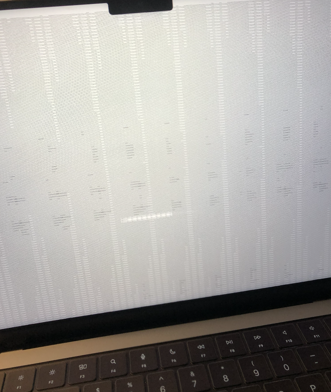computer screen glitch