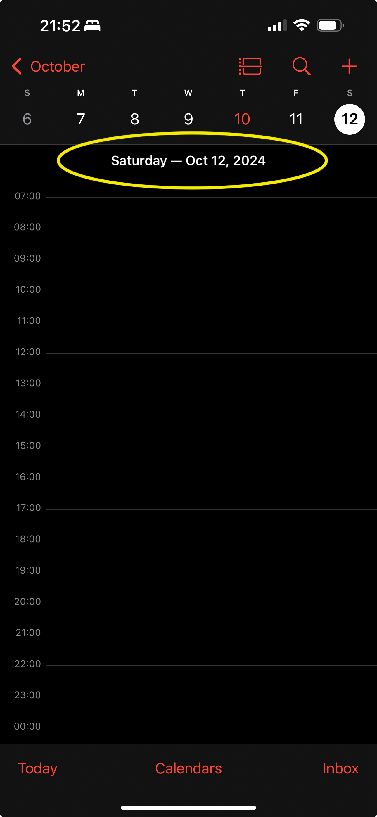 How to remove date bar from Calendar on i… Apple Community