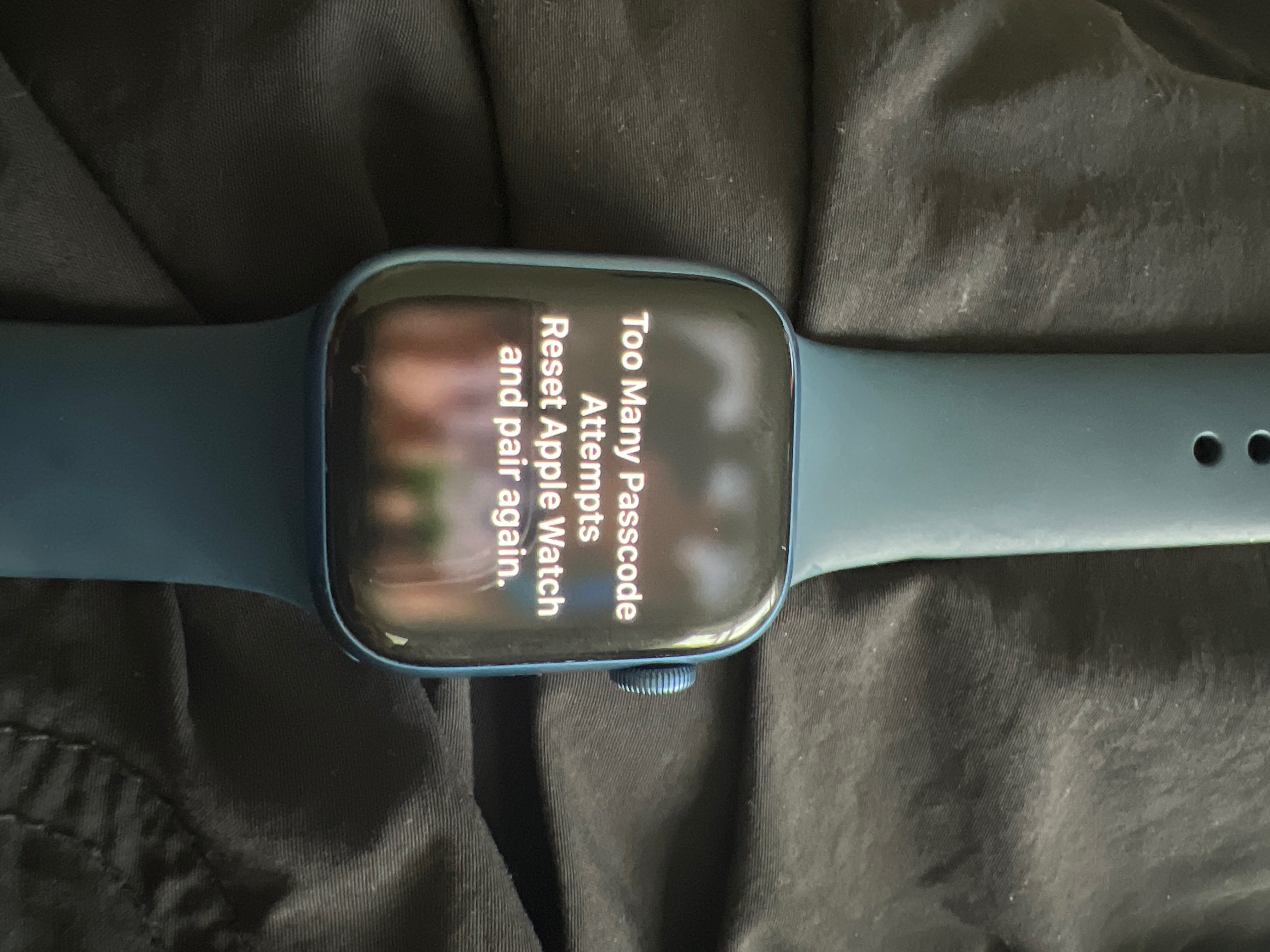 Too Many Passcodes Attempts On Apple Watch Apple Community 