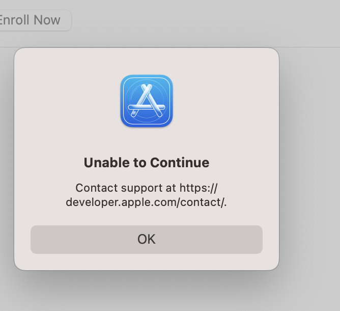 I Am Facing Error In Enroll Account - Apple Community