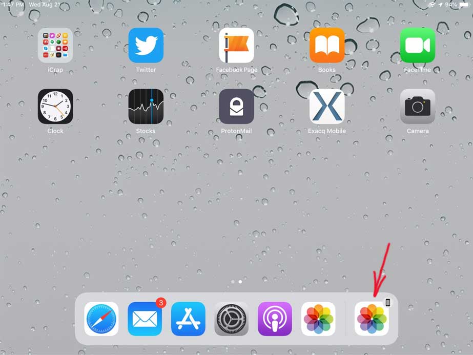 Toolbar IOS.