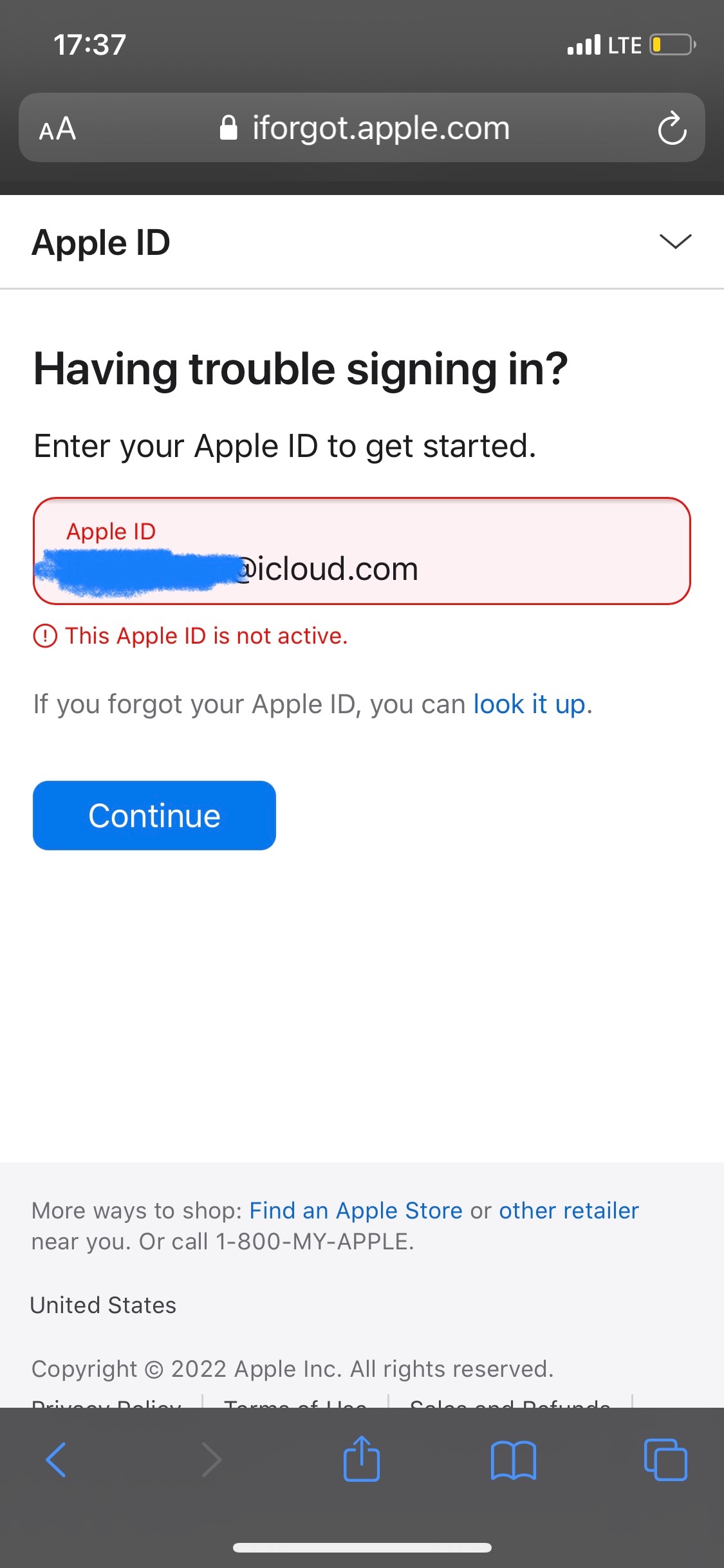 Unable to activate my Apple ID Apple Community