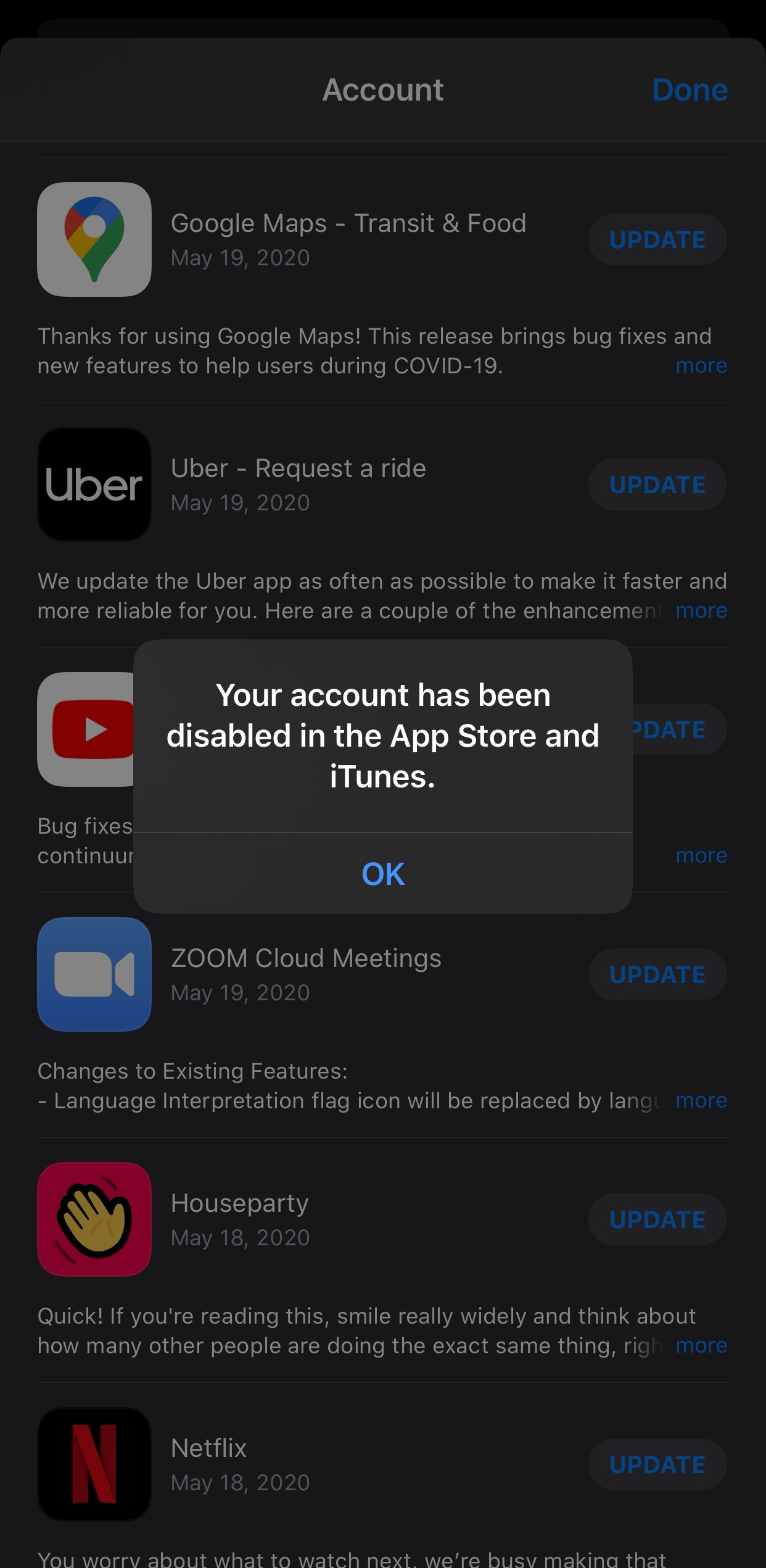 Apple account disabled - Apple Community