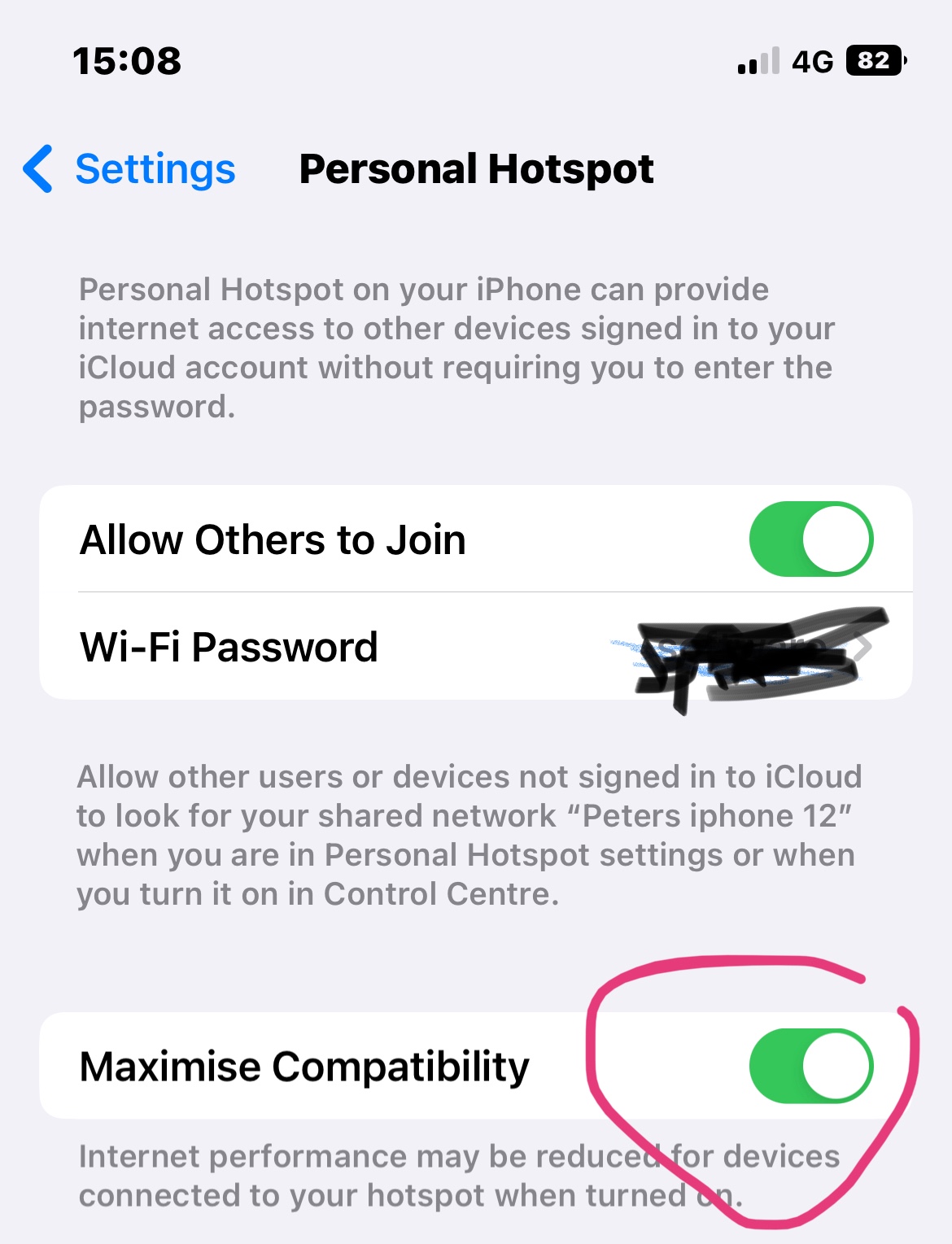Personal hotspot Apple Community