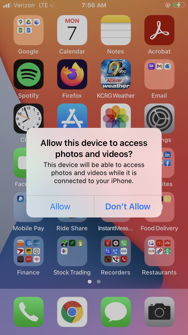 Shut Of allow This Device To Access Apple Community