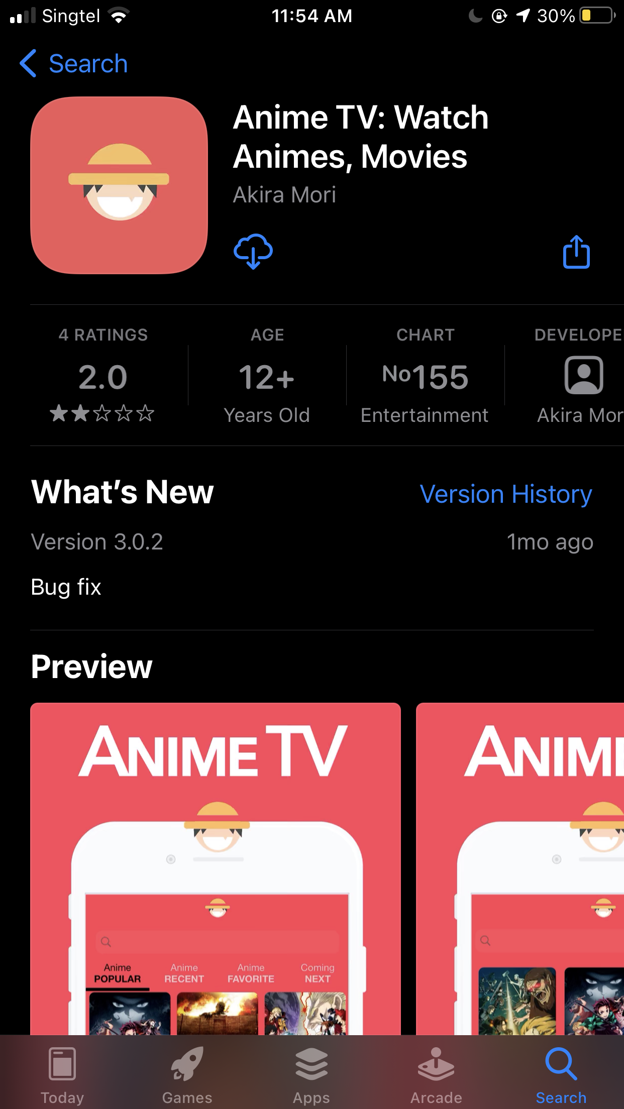 There's an app called Anime Tv and its sc… - Apple Community