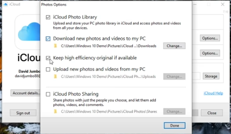 Downloading Icloud photos for windows 11 - Apple Community