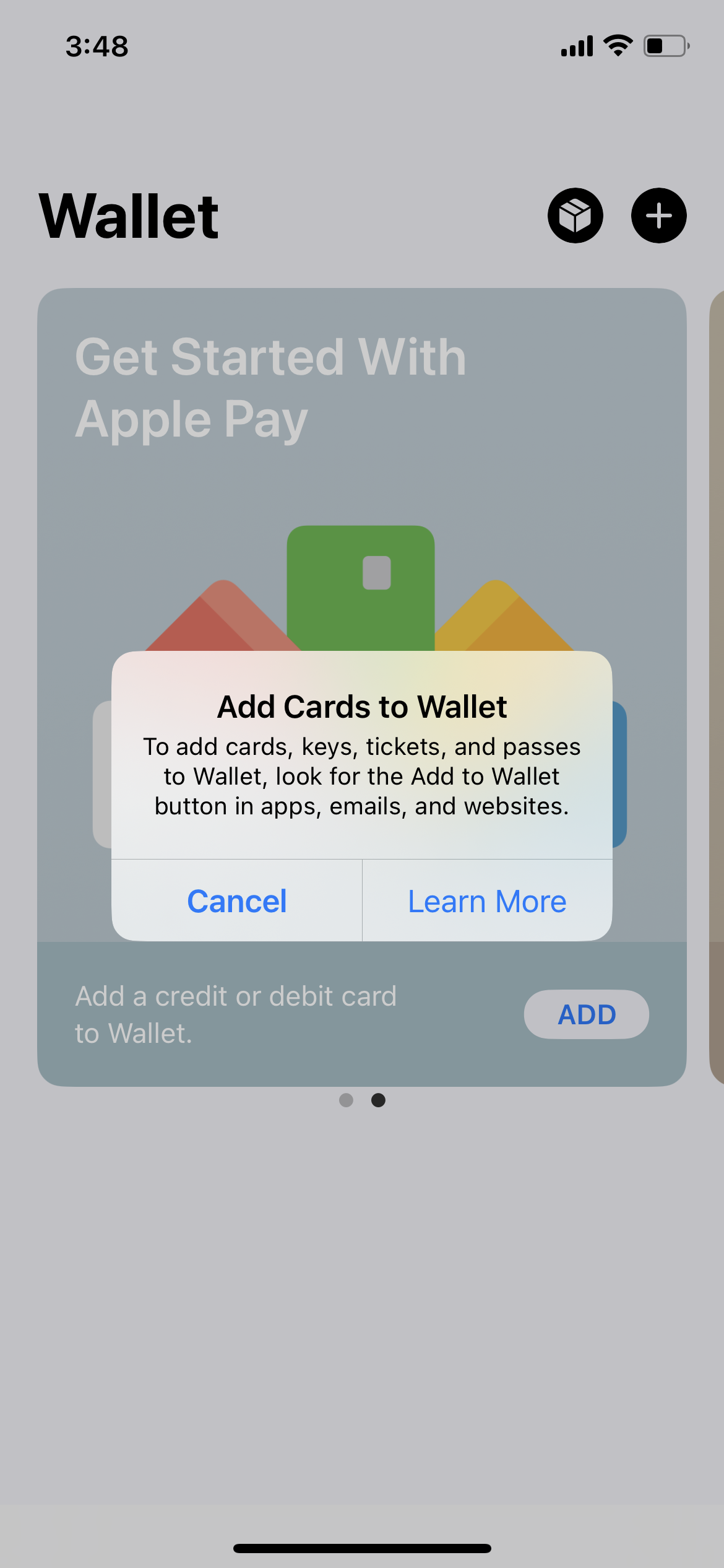 I can't add a card to Apple Wallet to use… Apple Community