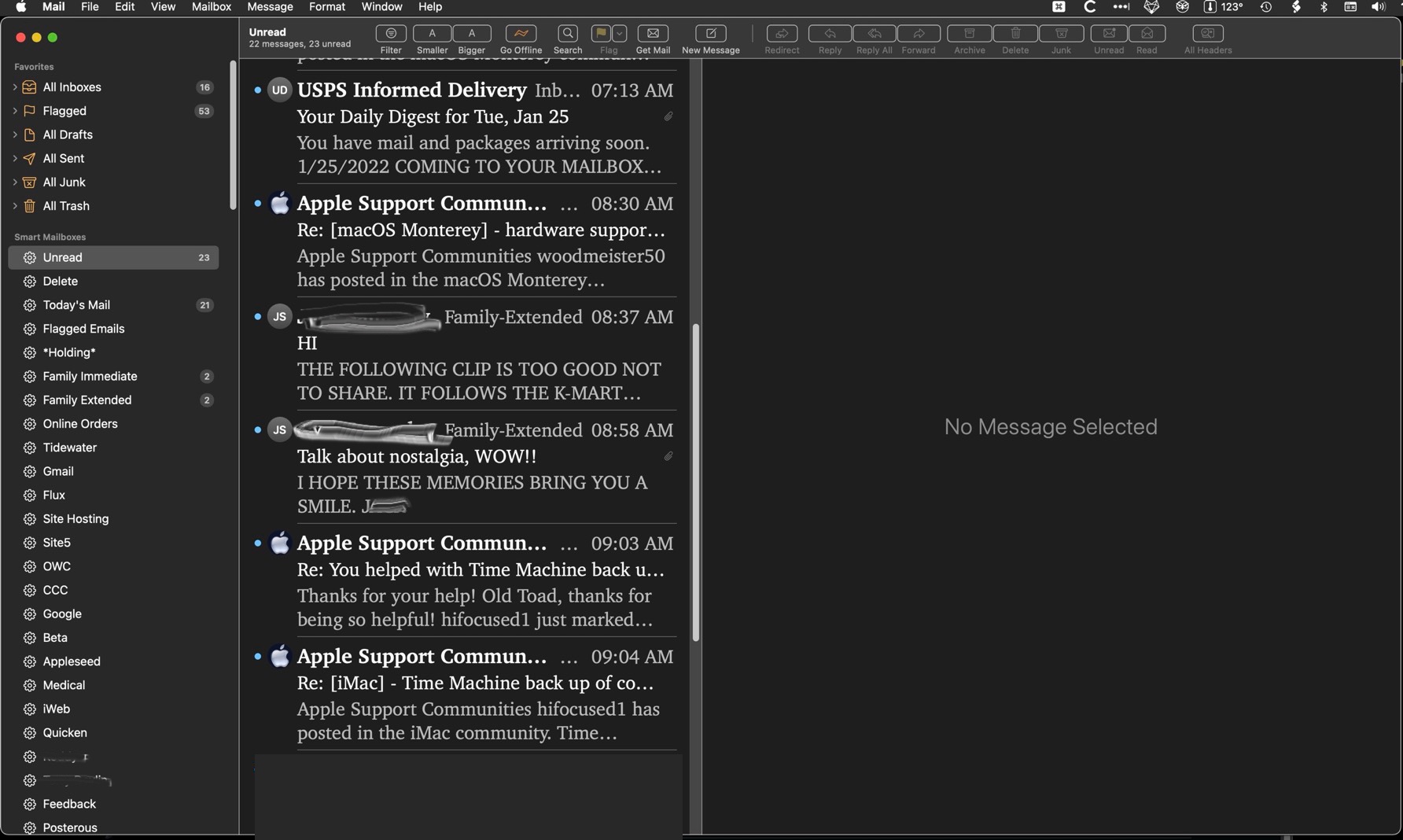 Is there a way to get mail to look like t… Apple Community