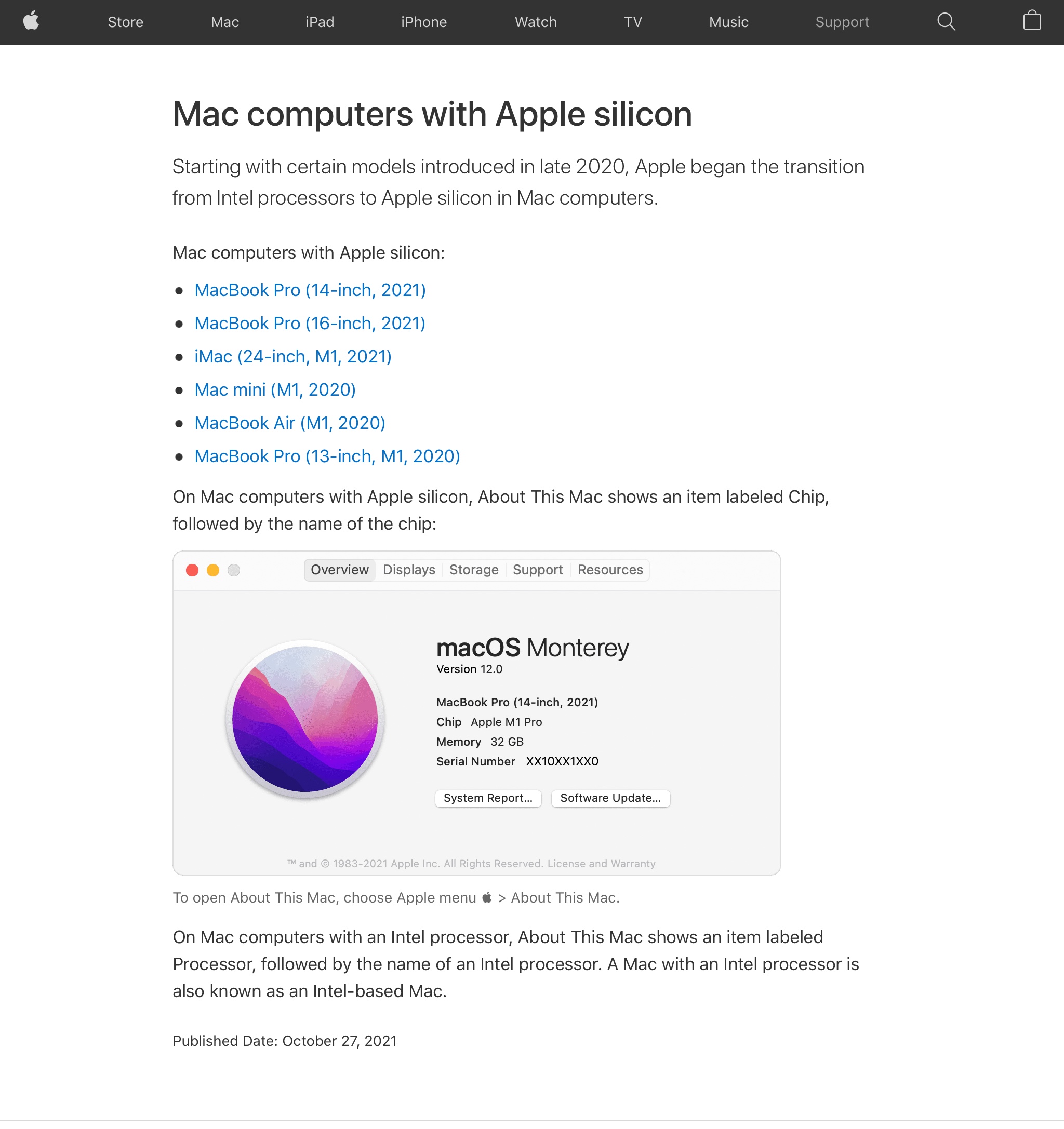 Mac computers with Apple silicon - Apple Support