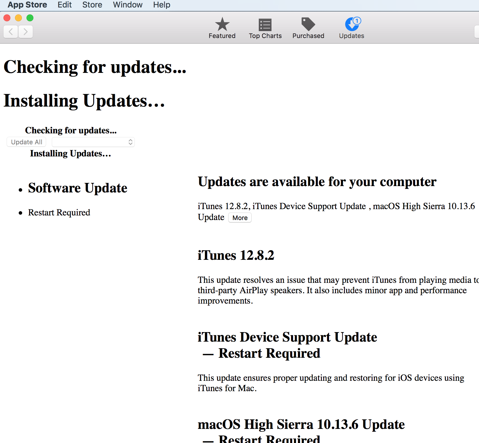High Sierra Mac App Store