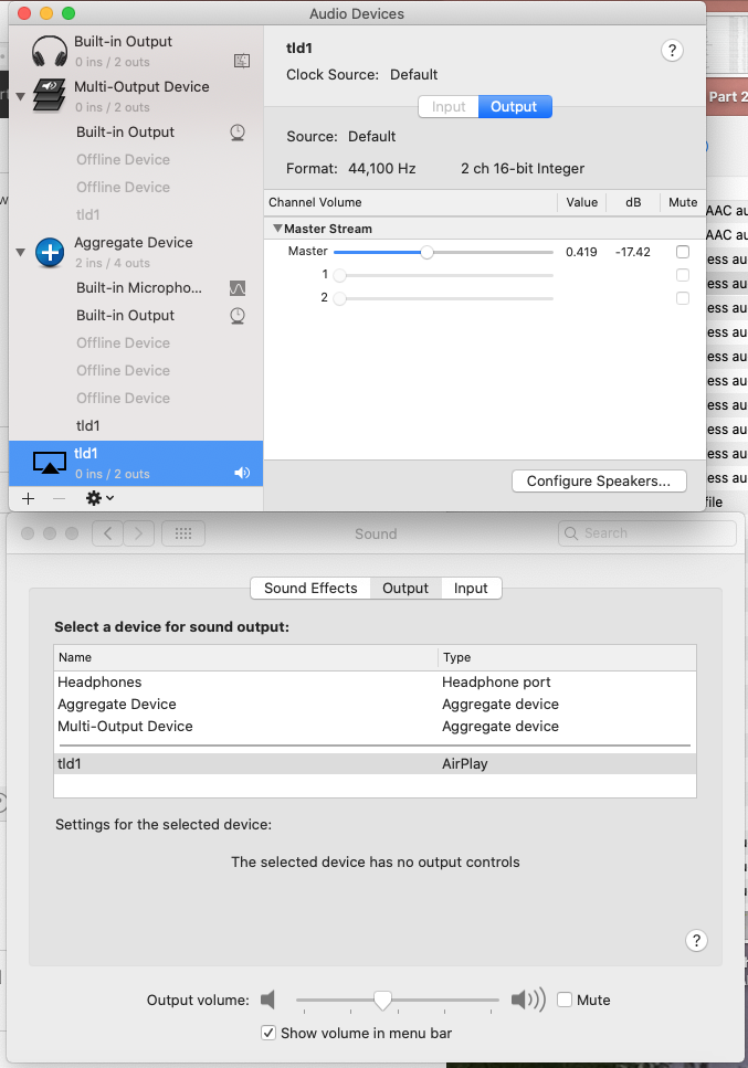 Aggregate & multioutput device macOS… Apple Community