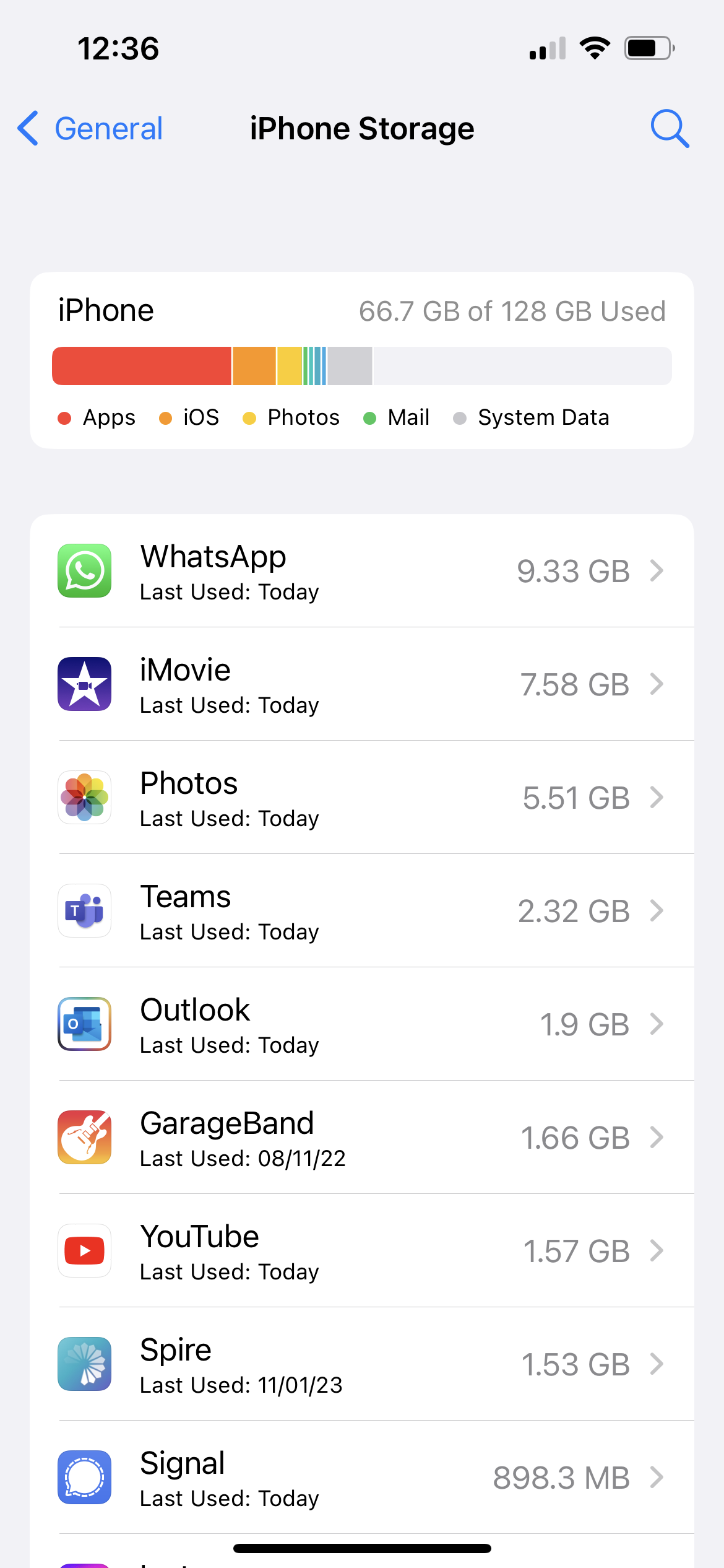 iPhone Storage Error Apple Community