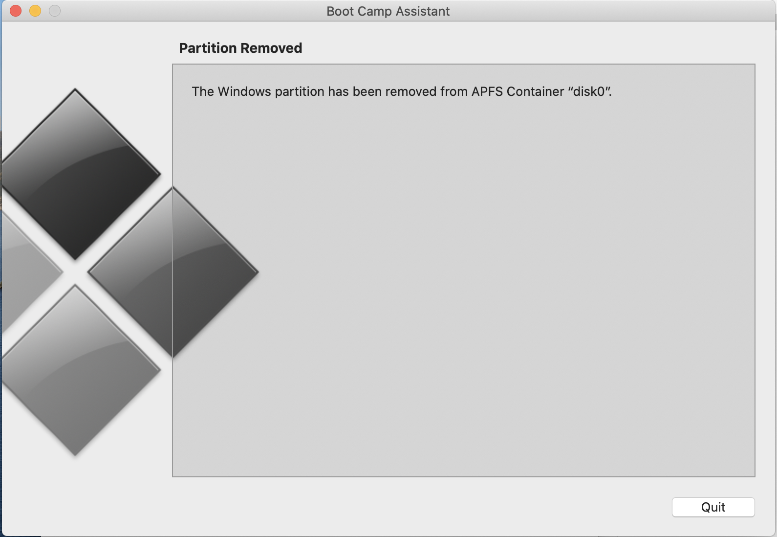 Boot Camp Fails And By Deleting Partition Apple Community