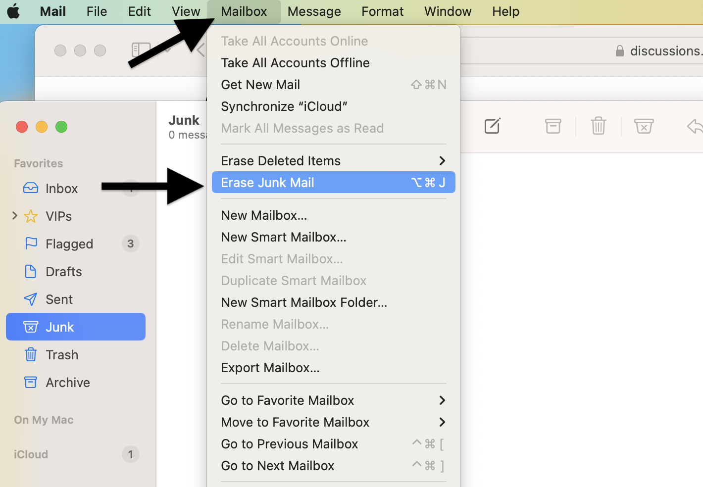 how-do-i-empty-junk-email-from-my-mac-air-apple-community