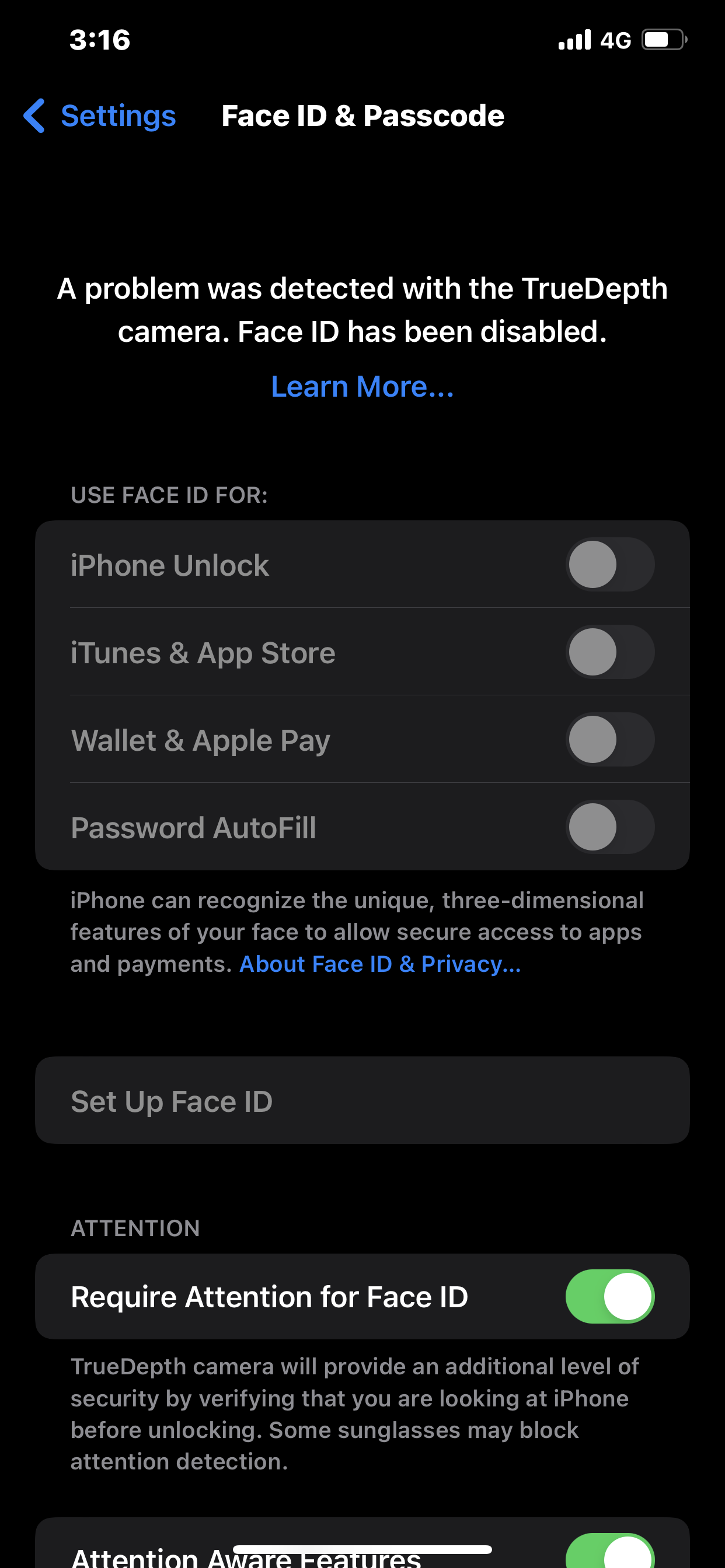 My iPhone XS Max not working Face ID Apple Community