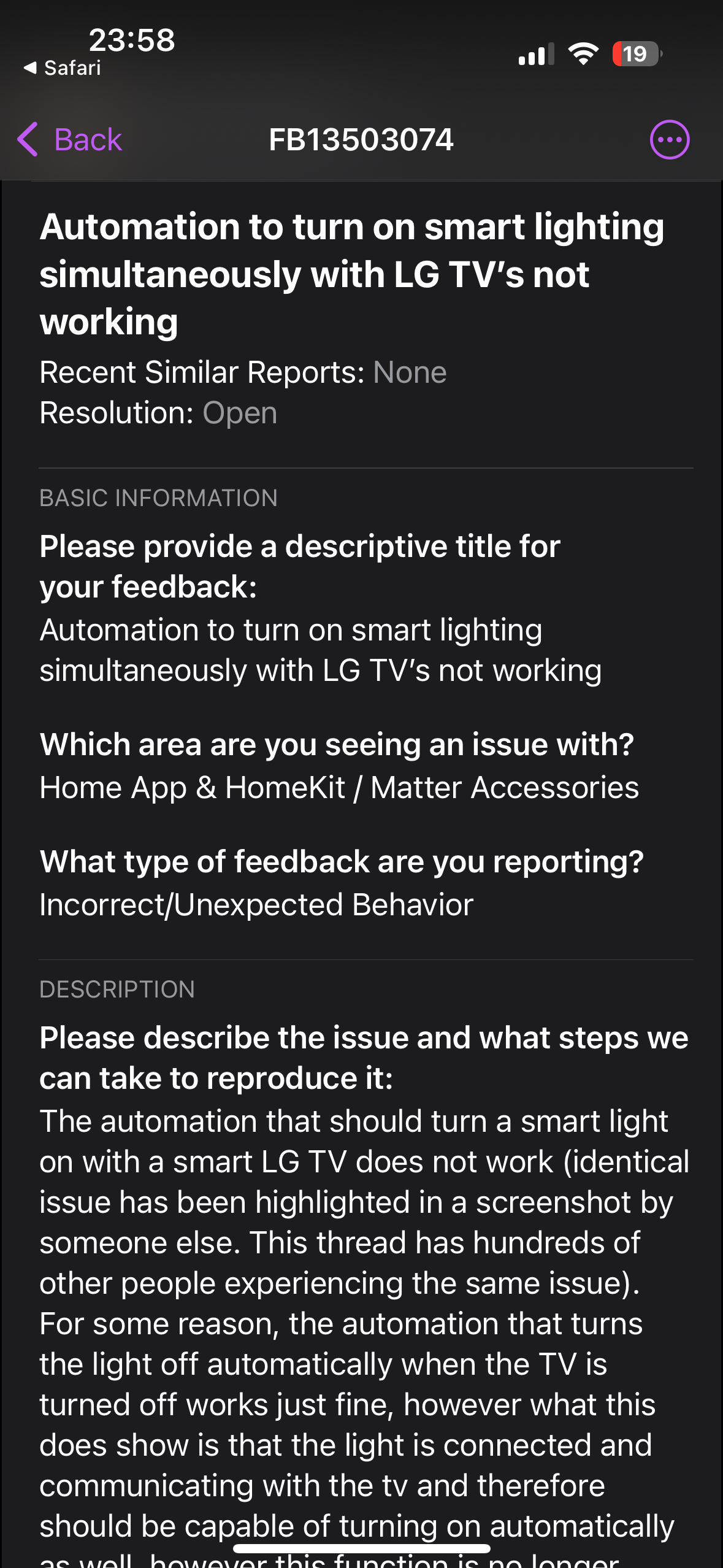 HomeKit automation not working after iOS … Apple Community