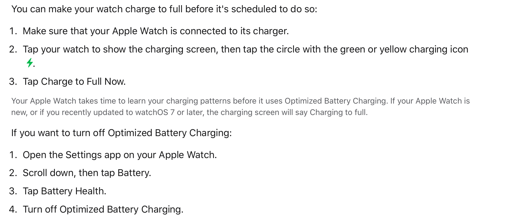 Apple Watch stops charging before it’s 10… Apple Community