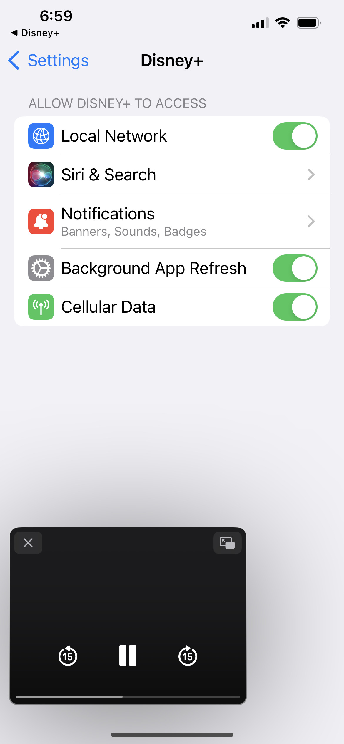 Error when logging in Disney plus on Appl… Apple Community