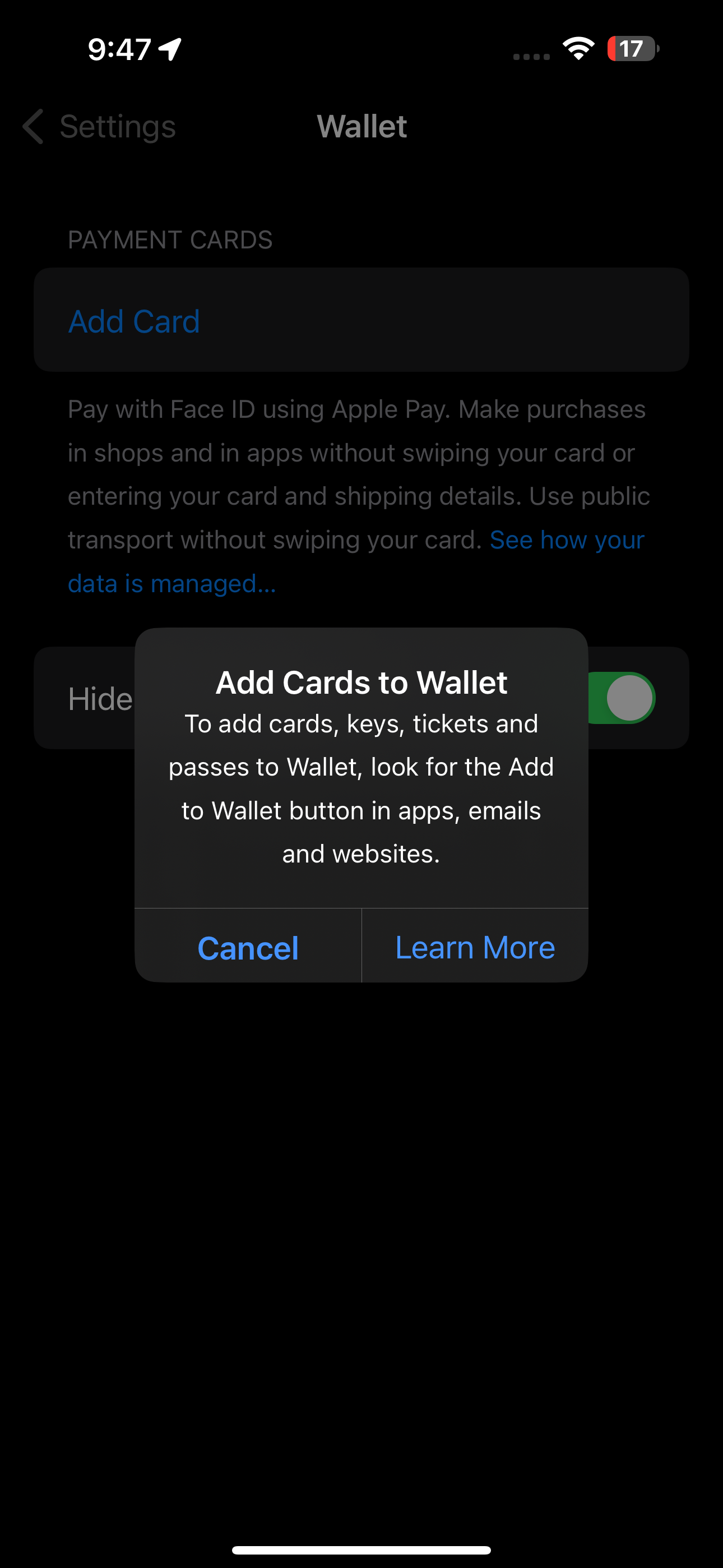 unable-to-attached-bank-card-with-wallet-apple-community