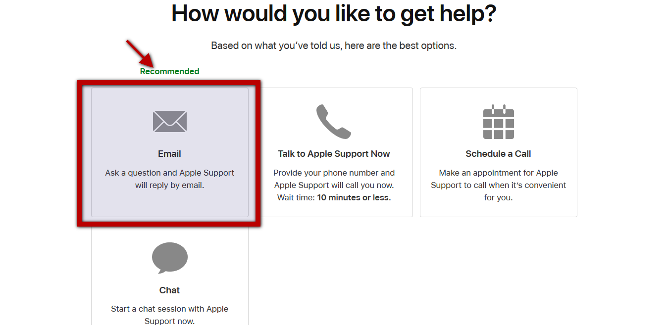 email apple support Apple Community