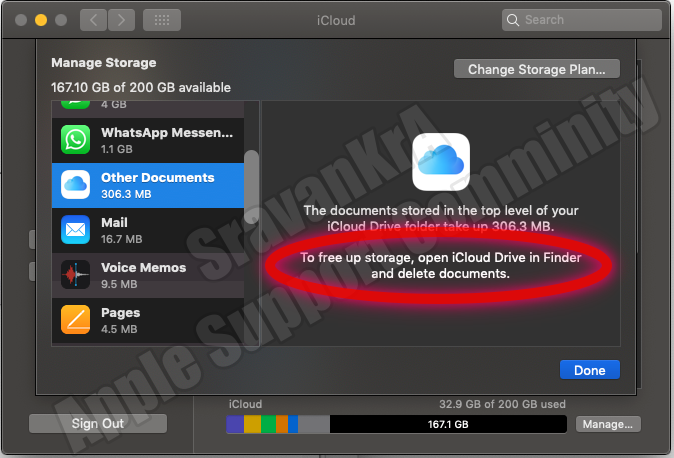 why my iCloud storage 'other Documents' 1… - Apple Community