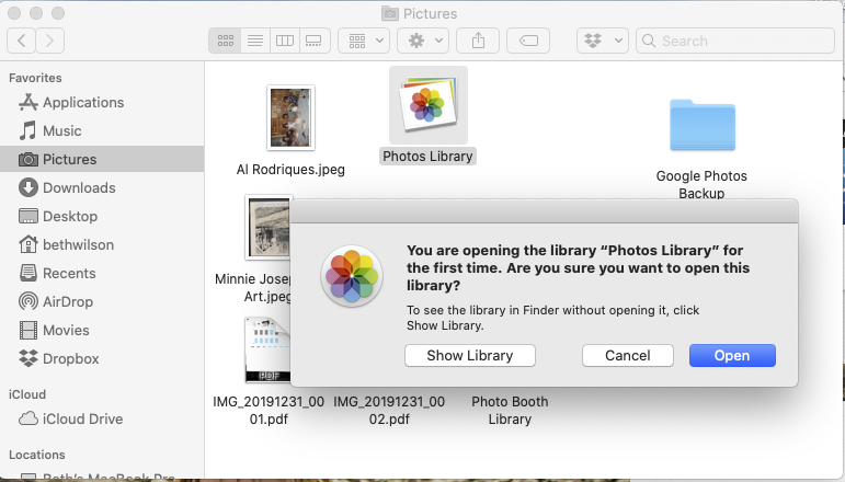 Where Are My Other Photo Libraries After … - Apple Community