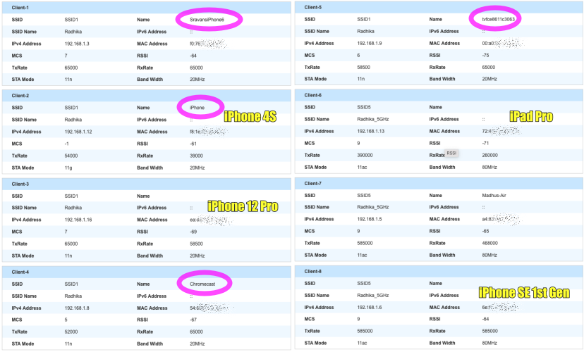 IPhone Name In Router DHCP List Apple Community