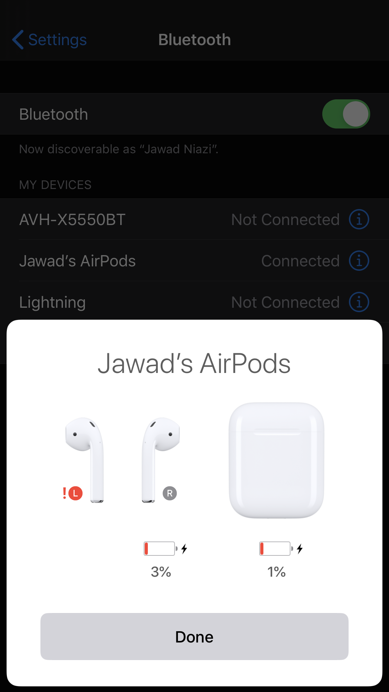 Udvalg Tyr Fjord Left AirPod won't connect. - Apple Community