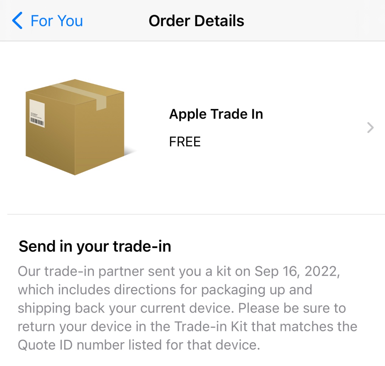 Trade in question Apple Community