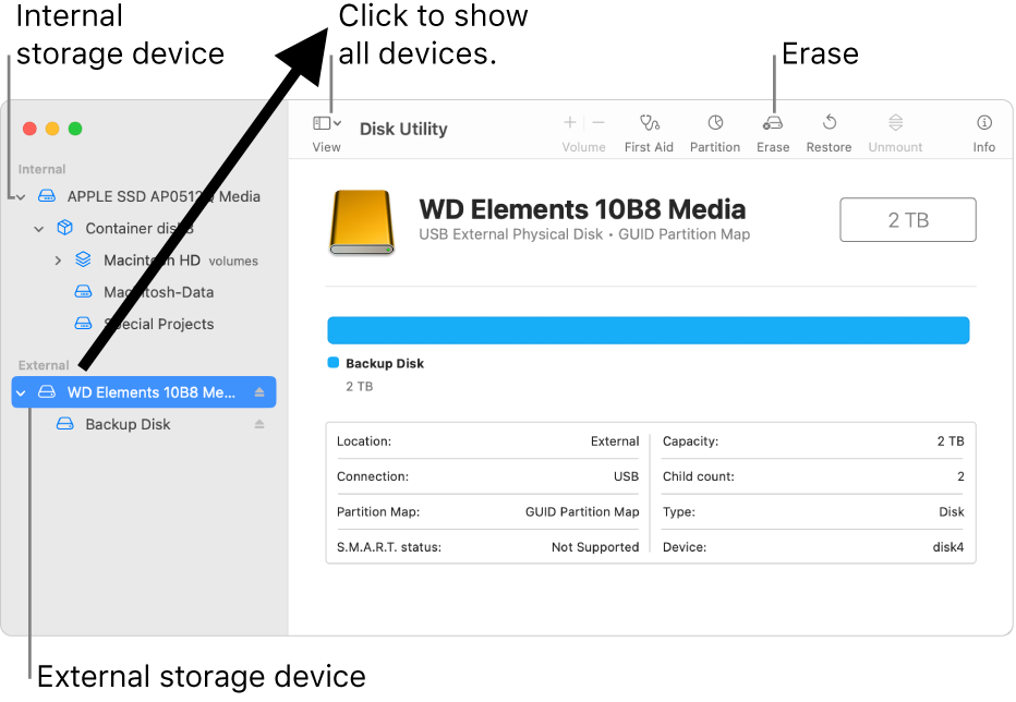 Disk space not freed up after deleting fi… Apple Community