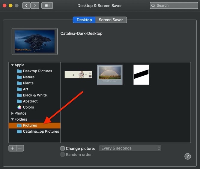 Desktop wallpaper keeps changing back to … Apple Community