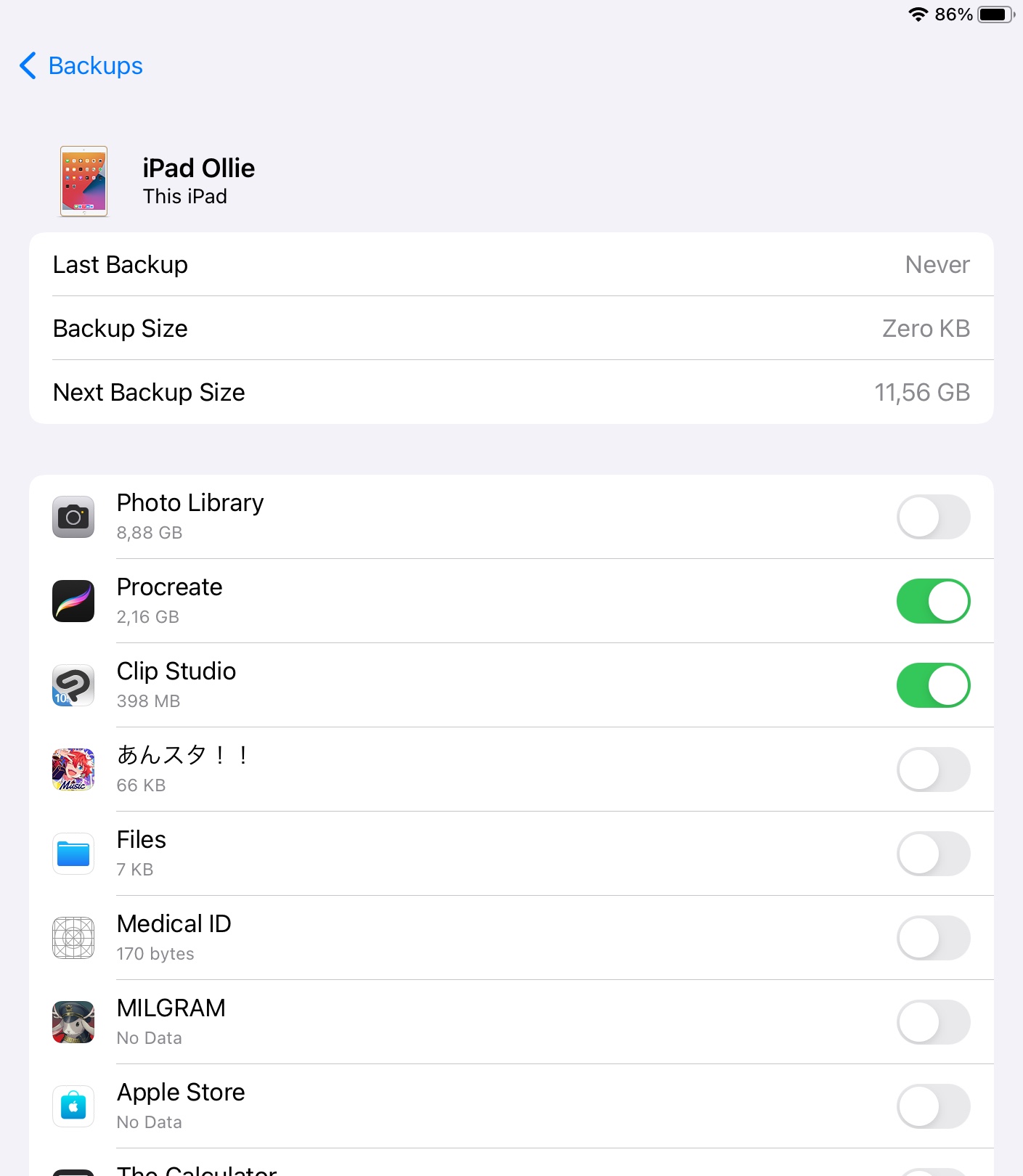 why is my backup so massive? Apple Community