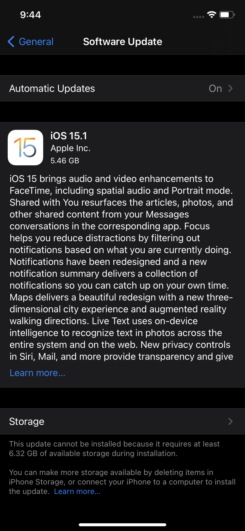 I want to update my phone with the iOS 15… Apple Community