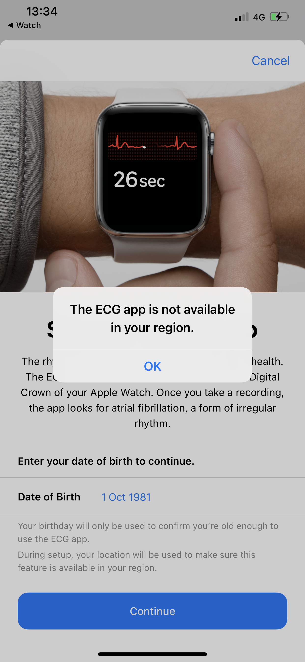 Ecg hotsell app availability