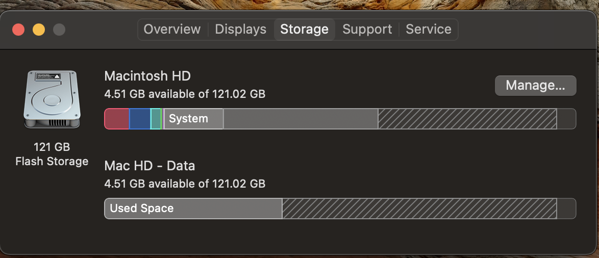 how do I delete the other volume containe… Apple Community