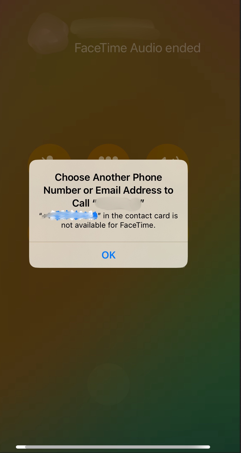 I cant call directly to one person - Apple Community