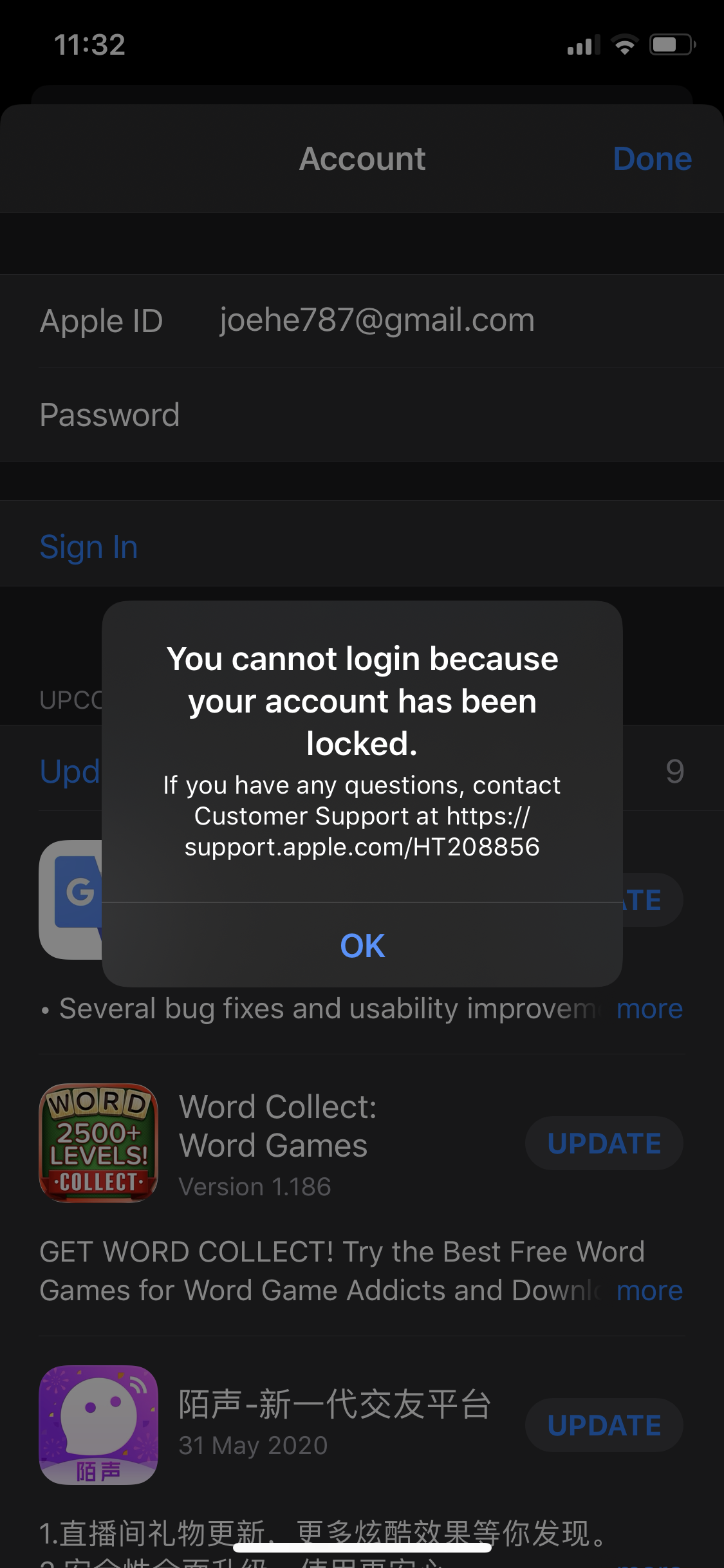 I got a message yesterday for my App Stor… - Apple Community