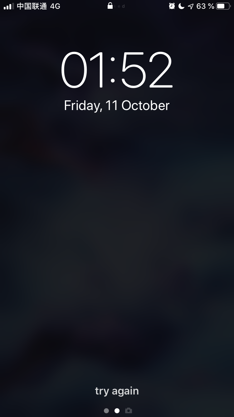 Blurred lock screen after updating to iOS… - Apple Community