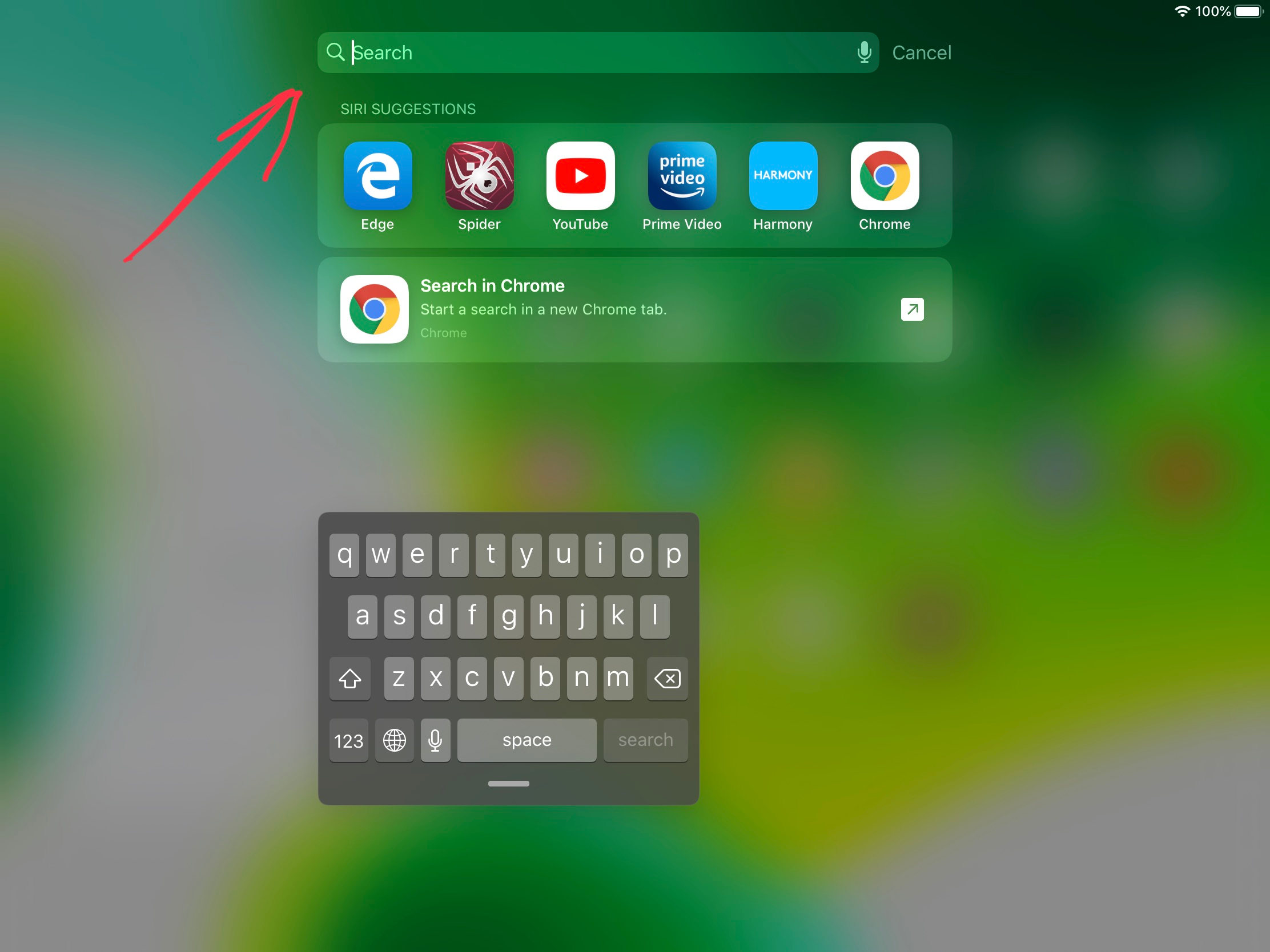 Search bar missing in IOS 13 of iPad Air 2 Apple Community